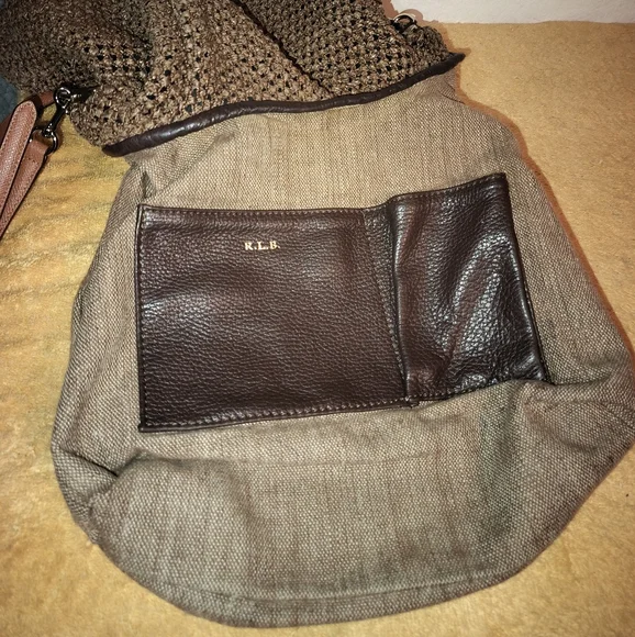 Plinio Visona Brown Straw Woven Shoulder Crossbody Bag. - Picture 12 of 16